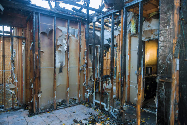 Professional Fire Damage Removal technician working in Newtown Square, PA